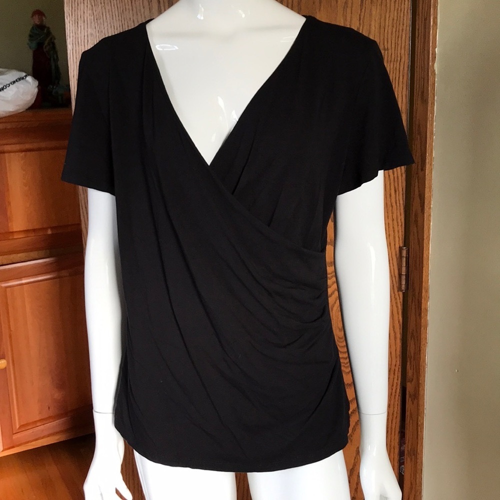 Mock Wrap Shirt